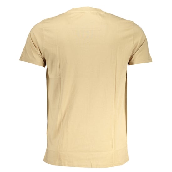 Cavalli Class Bold Black Logo Beiges T-Shirt - Image 2