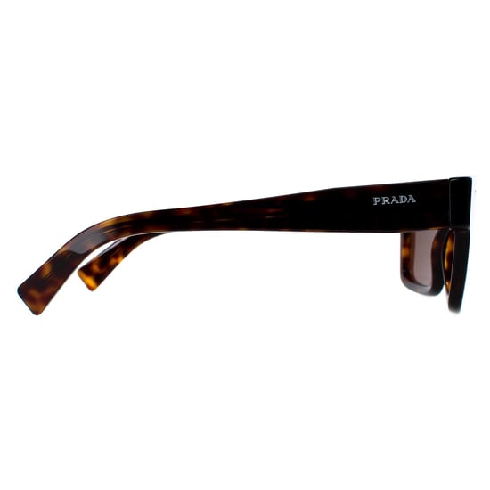 Prada Rectangle Mens Tortoise Dark Brown PR19WS