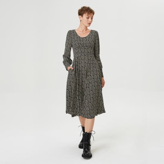 Tailliertes Blusenkleid mit Liberty-Print und tiefem Rückenausschnitt - Image 3