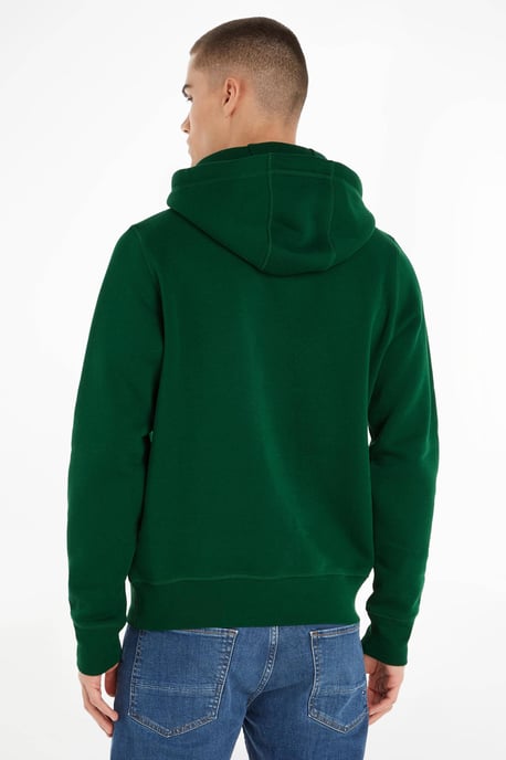 Dieses Herren-Sweatshirt von Tommy Hilfiger ist aus einer Bio-Baumwollmischung gefertigt und mit einem Logo-Print versehen. Das Modell hat eine Kapuze und lange Ärmel.Details zu diesem Pullover:- Kängurutasche - Image 2