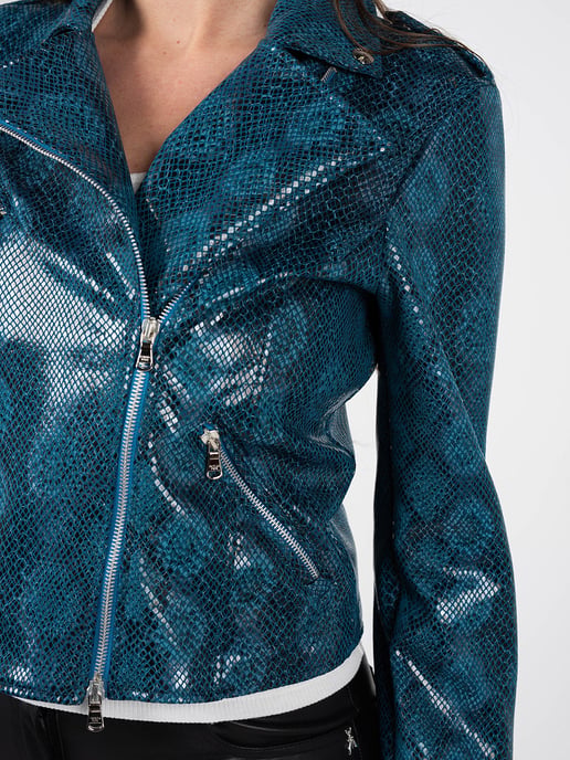 Patrizia Pepe Jacke Damen blau - Image 5