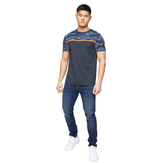 Crosshatch - "Brightling" T-Shirt für Herren (Marineblau) - Image 3