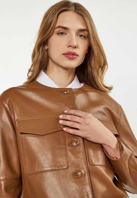 Dreimaster Jacke Damen Kamel - Image 5