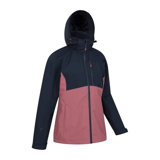Mountain Warehouse Womens/Ladies Rainforest II Extreme Colour Block Waterproof Jacket (Navy)