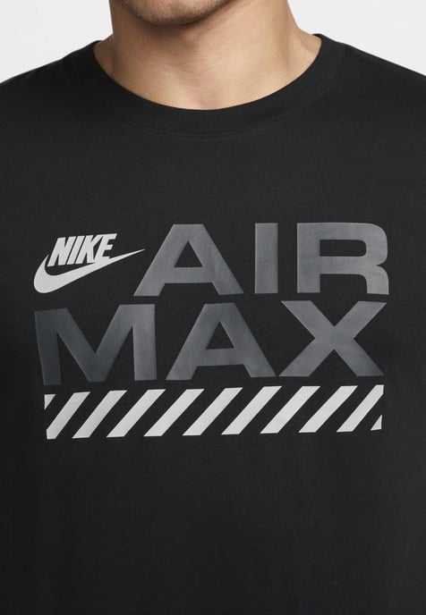 Nike Air Max Graphic Herren T-Shirt in Schwarz - Image 3
