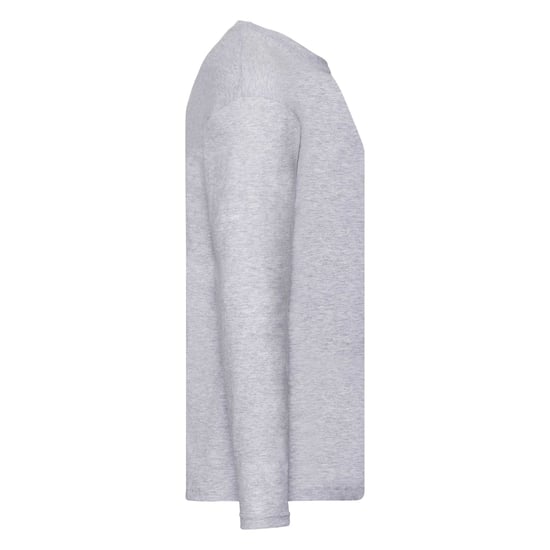 Fruit Of The Loom Herren R Langarm T-Shirt (Heather Grey) - Image 3