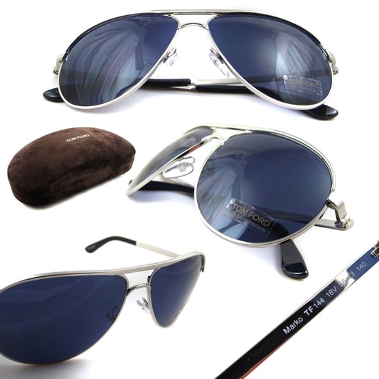 Tom Ford Sonnenbrille 0144 Marko 18V Silber Blau - Image 2