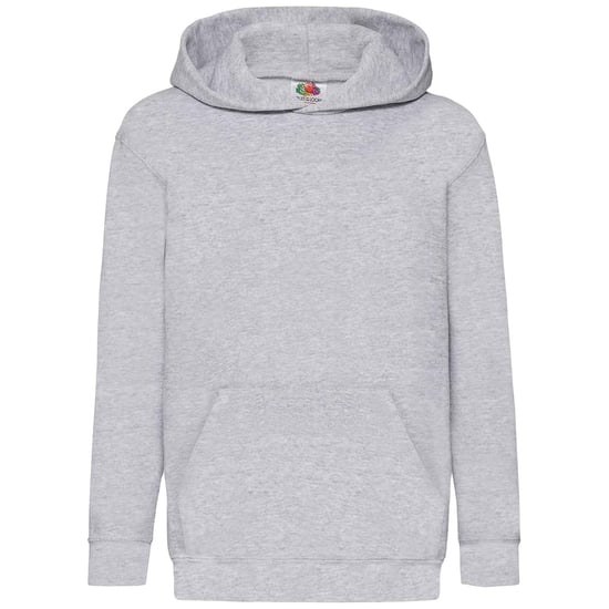 Fruit of the Loom Kinder Kapuzen Pullover Klassik 80/20 (Grau meliert) - Image 1