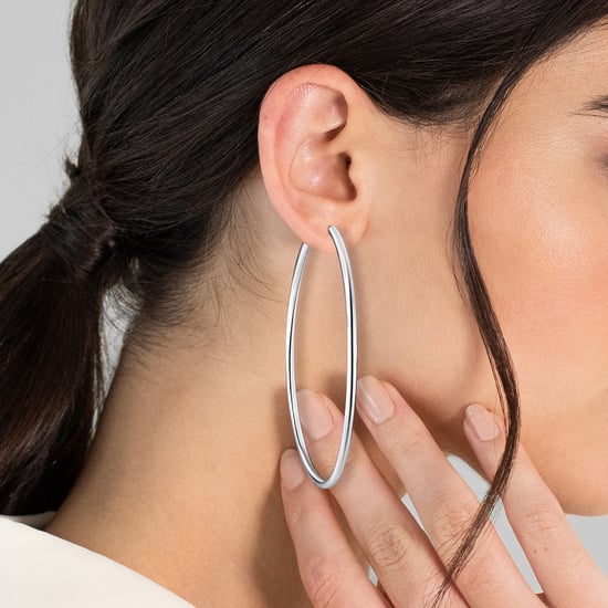 Hoop earring sterling silver Rafaela Donata - Image 2