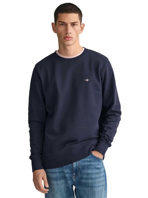 Gant | Mens Shield Rundhalsausschnitt Sweatshirt - Image 1