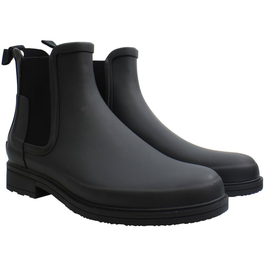 Hunter Refined Herren-Chelsea-Stiefel in Schwarz - Image 5