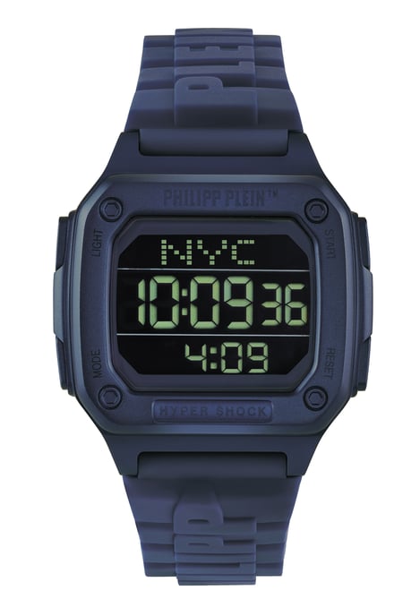 Philipp Plein Hyper $hock Herren Blau Uhr PWHAA0321 - Image 1