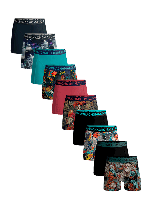 Muchachomalo - Caleçons 10-pack Hommes - Qualité parfaite - Ceinture douce - Image 1