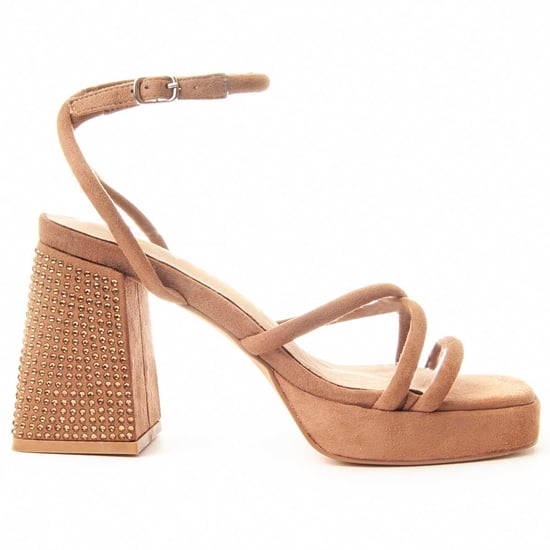 Montevita Heel Sandale Festsand in Braun - Image 1