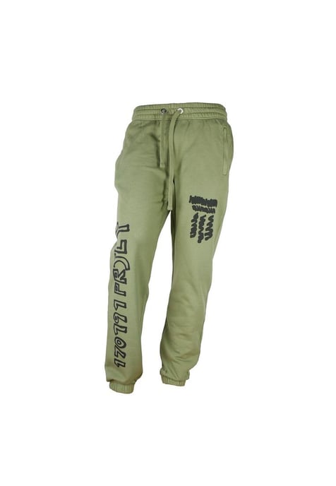 Diego Venturino Men's Emerald Allure Cotton Tracksuit Trousers