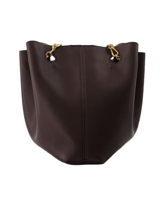 Die Gather Bucket Bag aus braunem veganem Leder - Image 3