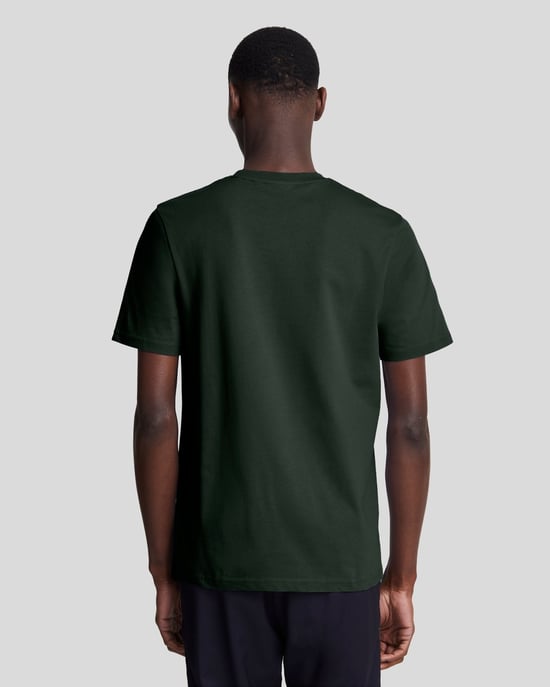 Schlichtes T-Shirt für Herren in Grün - Image 3
