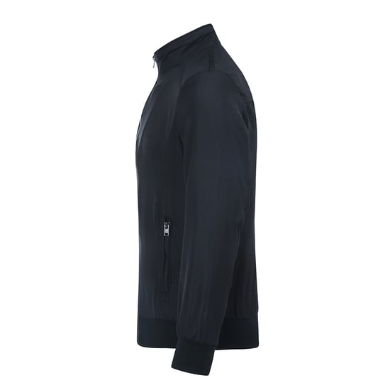 Heren Bomberjack met opstaande kraag, overgangsjack voor de herfst, casual sportjack zwart - Image 3