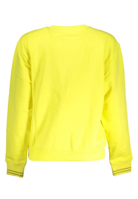 Desigual Damen Gelber Baumwollpullover - Image 2