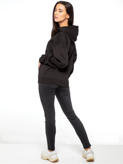 Enzo Ladies Oversized Essential Hoodie - Image 4