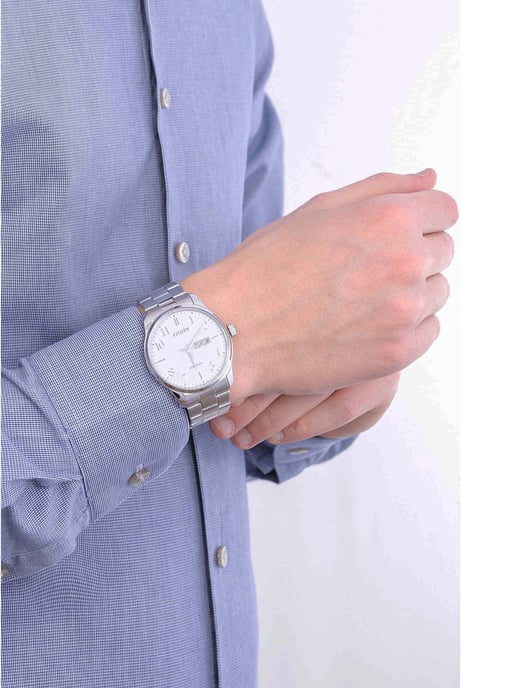 Citizen Herren Silber Uhr BM8550-81AE - Image 3