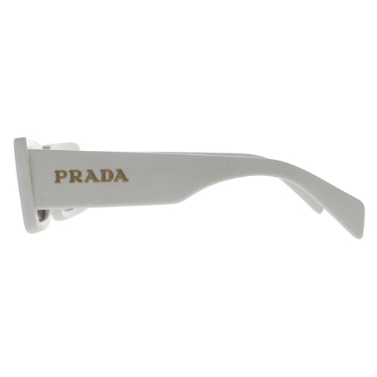Prada Rectangle Womens Talc Dark Grey PRA07S