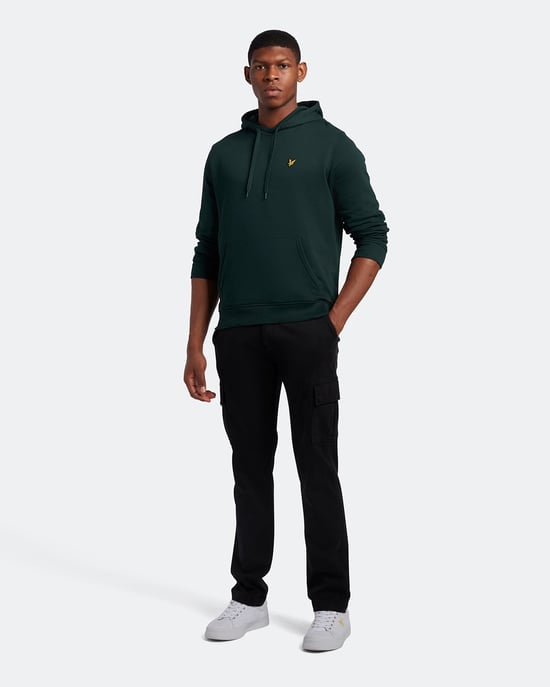 Lyle & Scott Pullover Hoodie in Grün - Image 2
