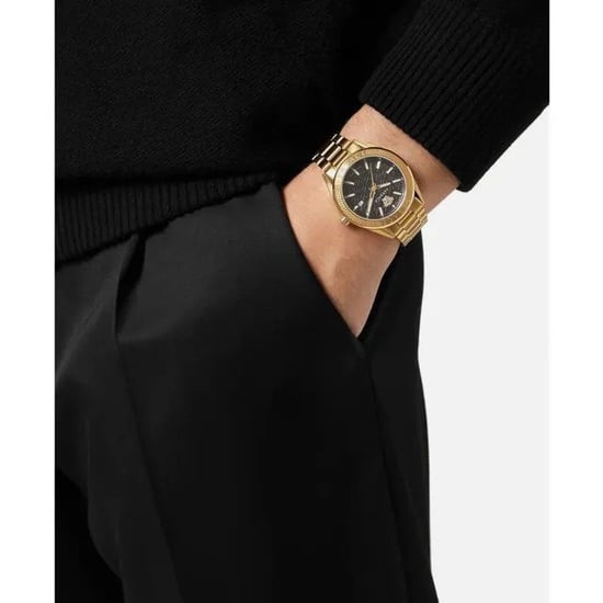 Versace V-code Gold Herren Armbanduhr VE6A00623 - Image 3
