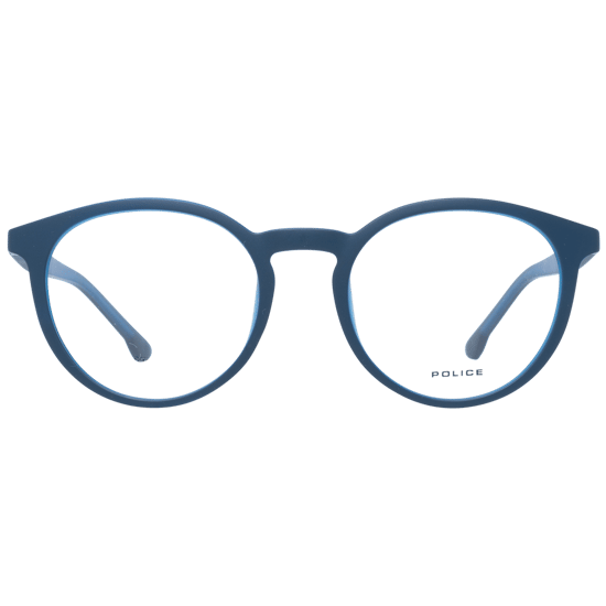 Police Round Mens Blue Glasses
