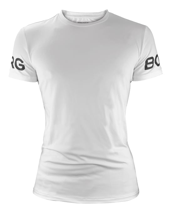 Björn Borg - Mens High Performance T-Shirt mit kurzen Ärmeln - Weiß - Image 1