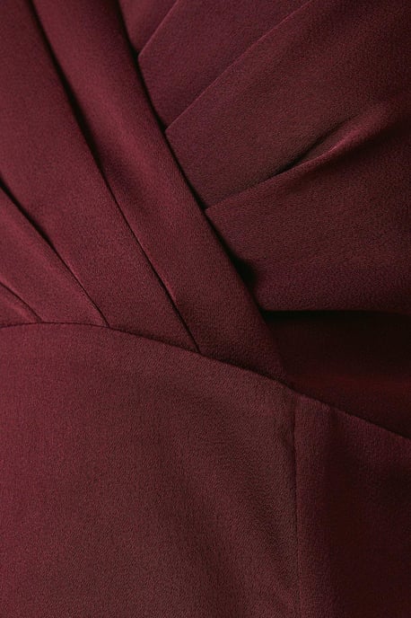 Maternity Wrap Top Satin Bridesmaids Maxi Dress