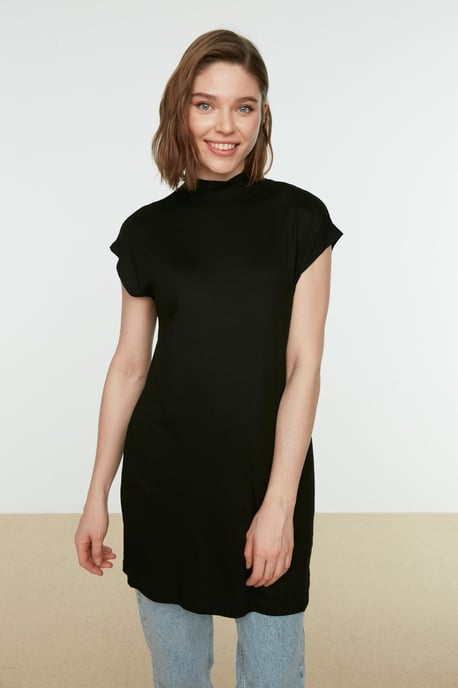 Trendyol Damen Schlichte Gerade Tunika - Image 4