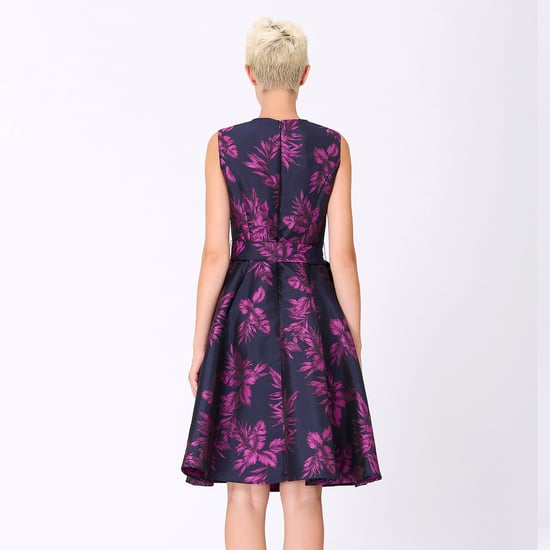 Skaterkleid aus geblümtem Brokat - Image 4