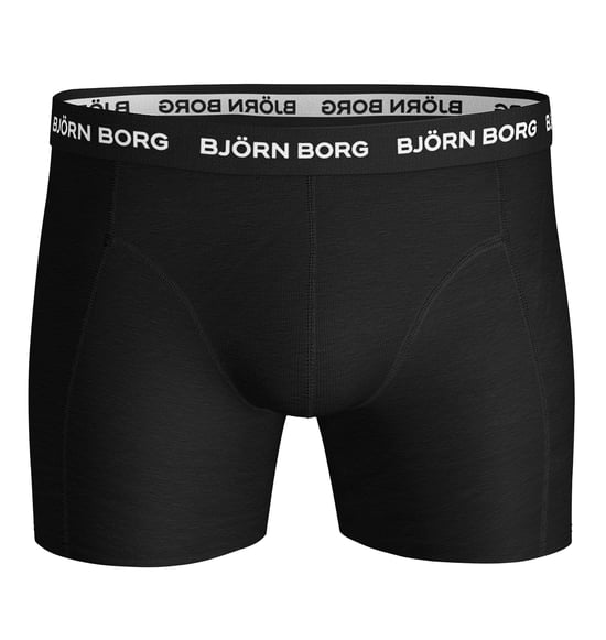 Björn Borg - 3 Paar Herren Cotton Rich Comfort Stretch Fit Boxershorts - Schwarz - Image 2
