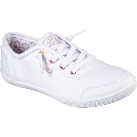 Skechers BOBS B Cute Baumwoll Damensneaker in Weiß - Image 1