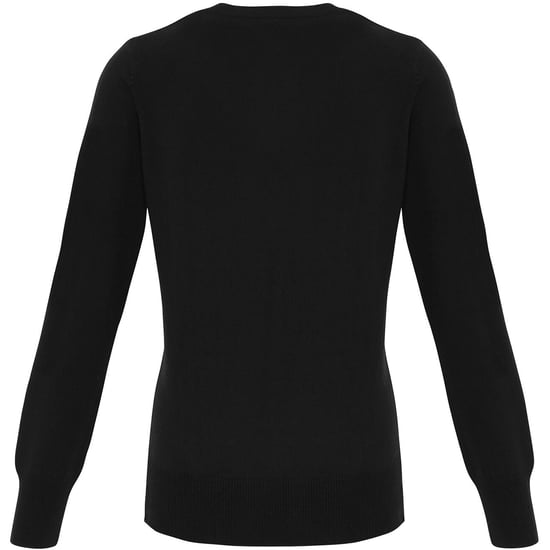 Premier Womens/Ladies Essential Acryl-Strickjacke (Schwarz) - Image 2