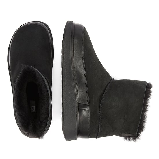 FitFlop Shearling Women's Schwarze Stiefel - Image 6