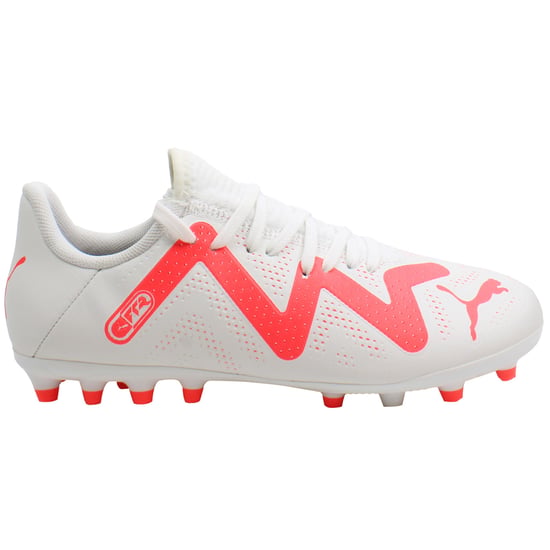 Puma Future Play MG Jr. Weiße Fußballschuhe für Kinder - Image 1