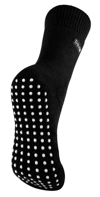 THMO - Ladies Cosy Thermal Slipper Bettsocken mit Anti-Rutsch-Greifern - Image 1