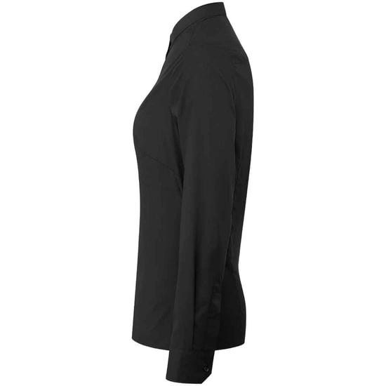 Premier - Formelles Hemd Opa-Kragen für Damen (Schwarz) - Image 3
