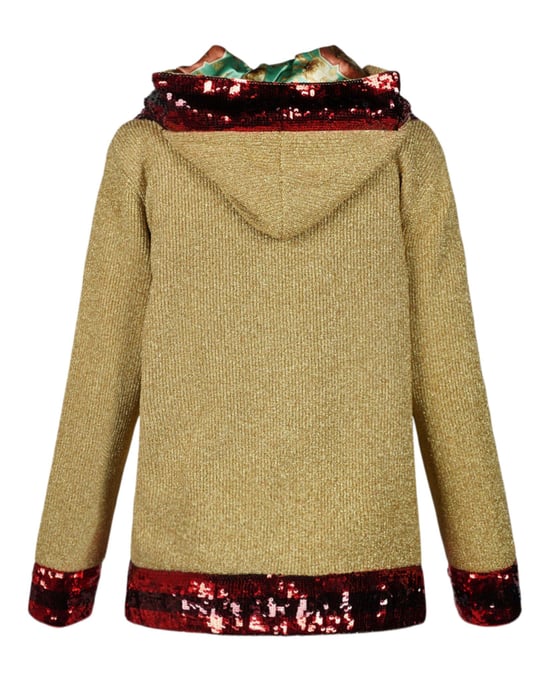 Gucci Pailletten Lurex Jacke - Image 2