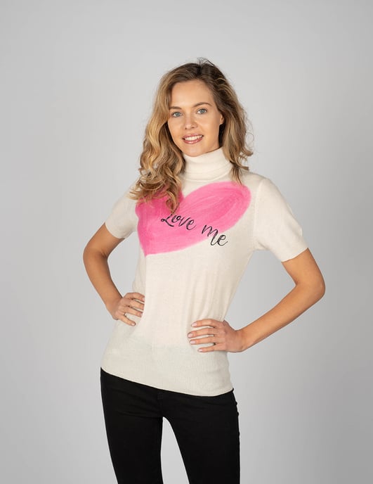 Trussardi Jeans T-Shirt Woman's Beige
