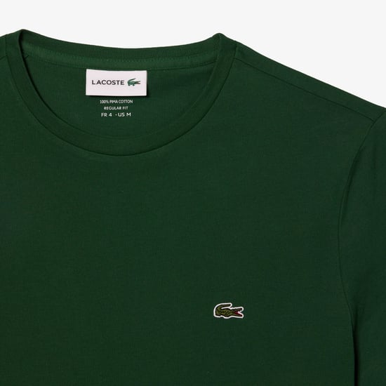 Lacoste Men's Crew Neck T-shirt in Dark Green