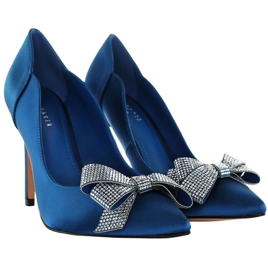 Ted Baker Orlilas Crystal Bow Damen Blaue Schuhe - Image 1