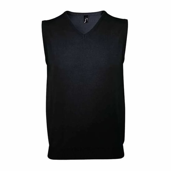 SOLS - "Gentlemen" Pullover-Weste für Herren/Damen Unisex Ärmellos (Schwarz) - Image 1