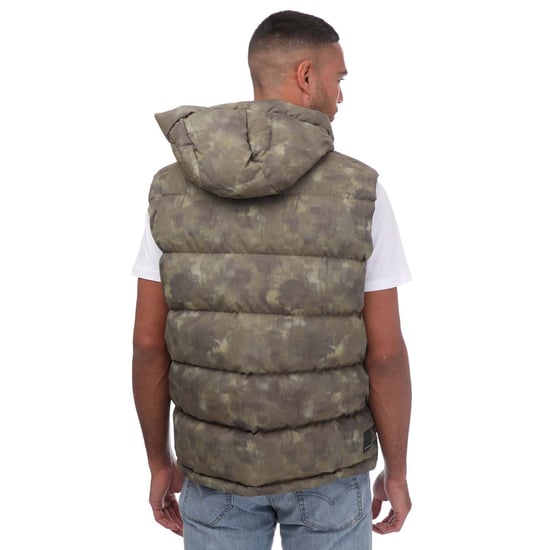 Men's Armani Sustainable Collection Gilet in Camo