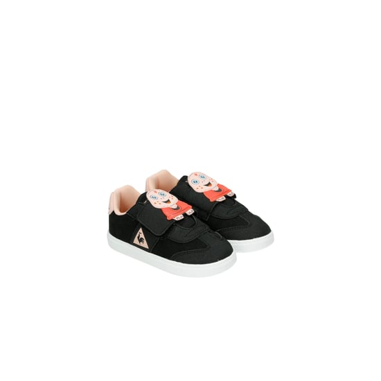 Le Coq Sportif Tacleone Animal Face Kids Black Trainers