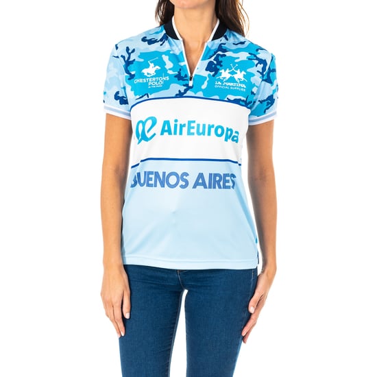 Women's short-sleeved technical polo shirt 2WZ002