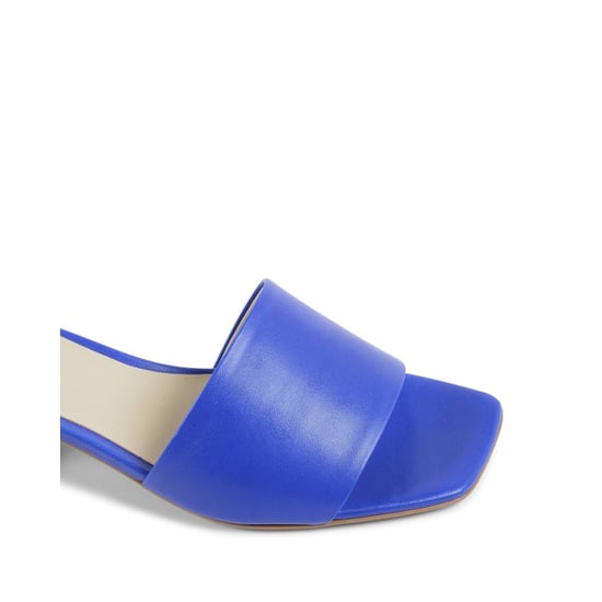 V Italia Damen Sandale Blau Neper Kid Bluette - Image 4
