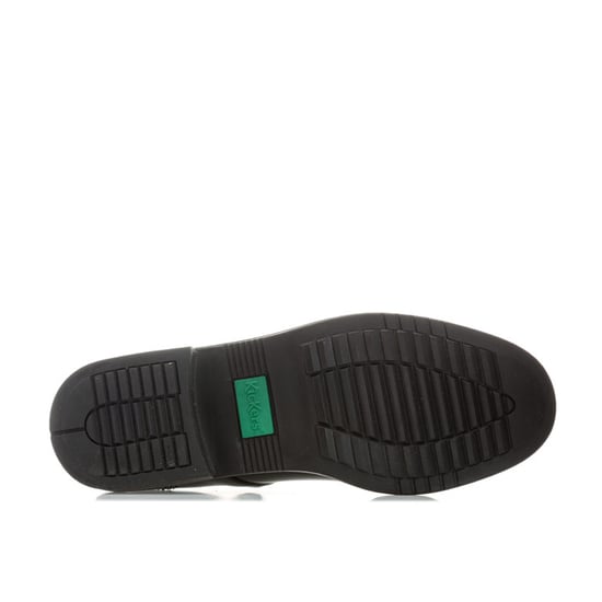 Kickers Kinder Lach T-Bar Lederschuhe für Mädchen in Schwarz - Image 4